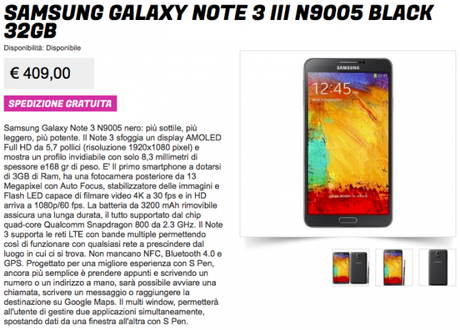 Schermata 2014 03 28 alle 10.42.45 620x445 [Miglior Prezzo Note 3] Samsung Galaxy Note 3 a 409 € spedizione inclusa da Gli Stockisti