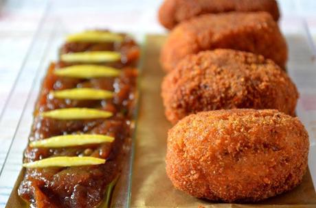 Nuggets di pollo con salsa di soia e arancia/Chicken Nuggets with Orange and Soy Sauce