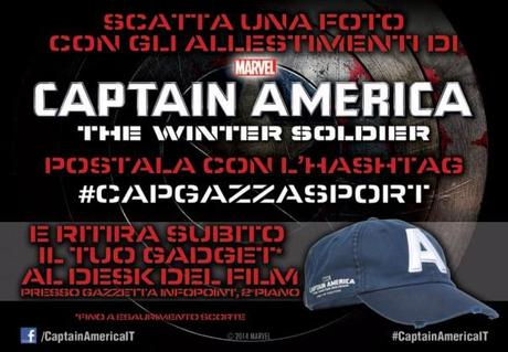 Captain America: The Winter Soldier protagonista a Milano tra moda e sport  Captain America: The Winter Soldier 