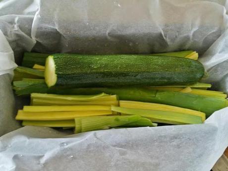 Clafoutis di Mele o meglio Flognarde - versione dolce con le Mele e salata con il Verde dei Porri e Zucchine