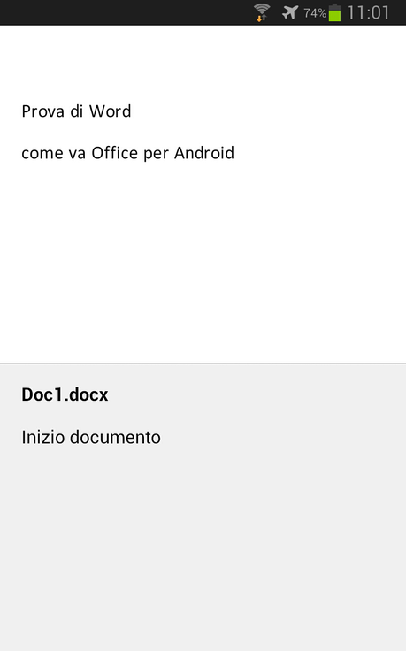 Recensione di Microsoft Office Mobile, da oggi gratis per Android (Smartphone)