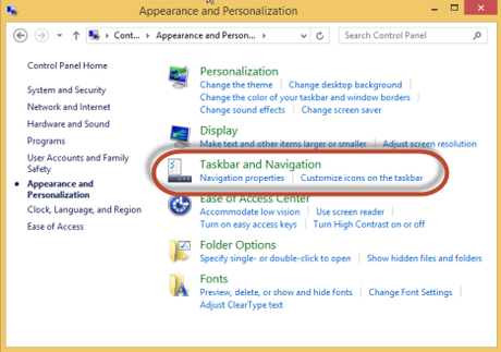Di Windows 8.1, Boot to Desktop, Salta Inizia schermo