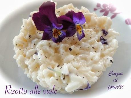 risotto con viole