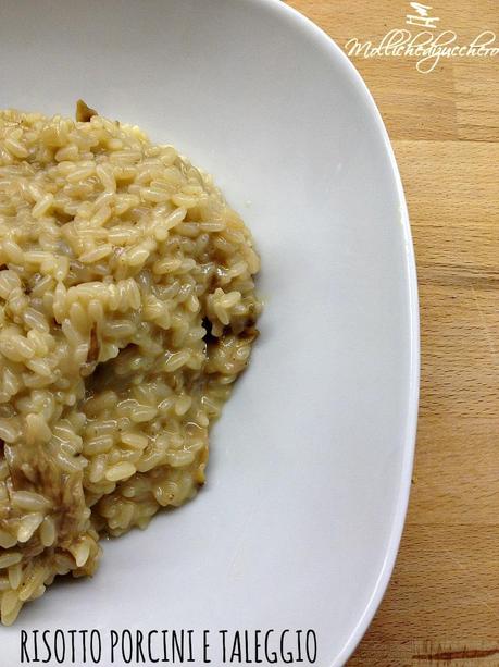 risotto porcini e taleggio