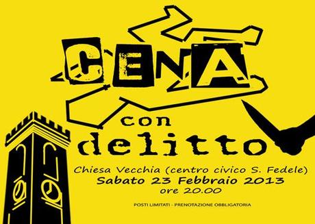 Esempio di un invito a cena con delitto