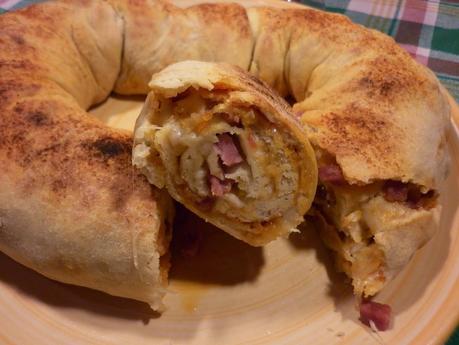 Pane farcito  alla mia maniera con salame Felino Fereoli Gino