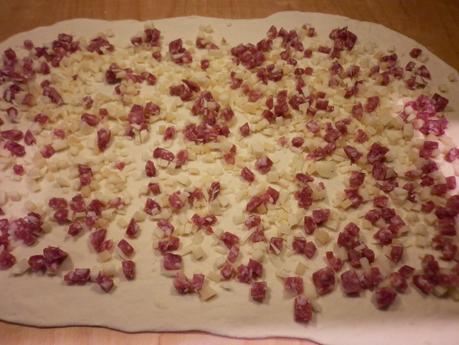 Pane farcito  alla mia maniera con salame Felino Fereoli Gino