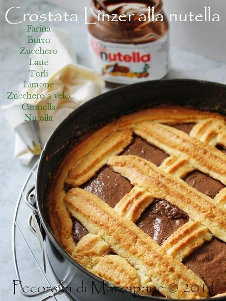 Crostata Linzer alla nutella