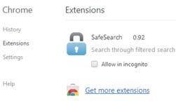 [Image: estensione Chrome SafeSearch]