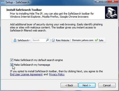 [Image: processo di installazione SafeSearch]