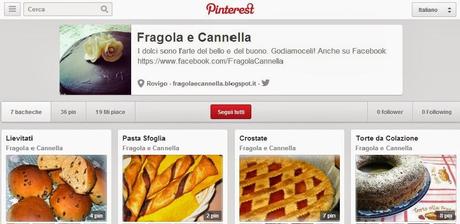 FRAGOLA E CANNELLA SU PINTEREST