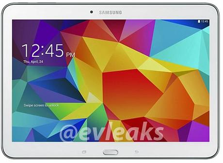 Galaxy Tab 4 10 Samsung Galaxy Tab 4 10.1, trapelano le prime immagini tablet  galaxy tab 4 10.1 foto evleaks 