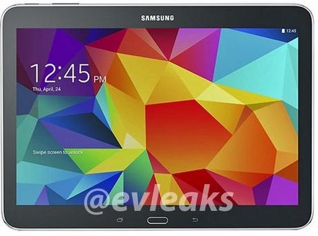 Galaxy Tab 4 10.1 Samsung Galaxy Tab 4 10.1, trapelano le prime immagini tablet  galaxy tab 4 10.1 foto evleaks 