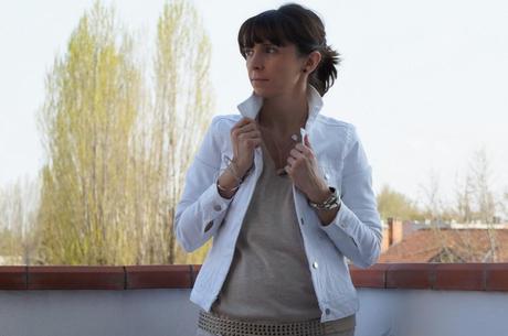 white is the new black - mango jacket