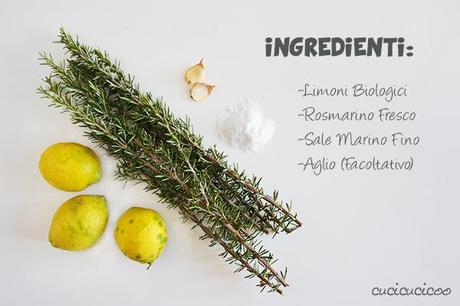 Come fare sale aromatizzato al limone e rosmarino: una ricetta semplice e veloce