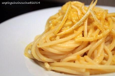 Spaghetti bottarga e limone