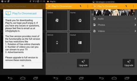 playto chromecast 600x355 PlayTo Chromecast: streaming locale e web per Chromecast applicazioni  play store google play store 
