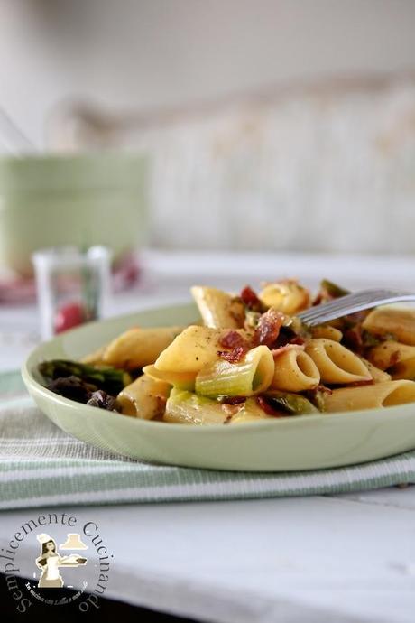 carbonara con gli asparagi 