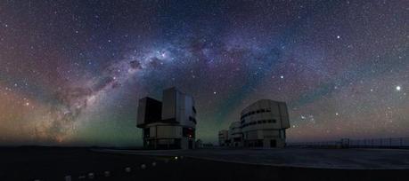 Vista panoramica della piattaforma VLT. Crediti: ESO / Y. Beletsky