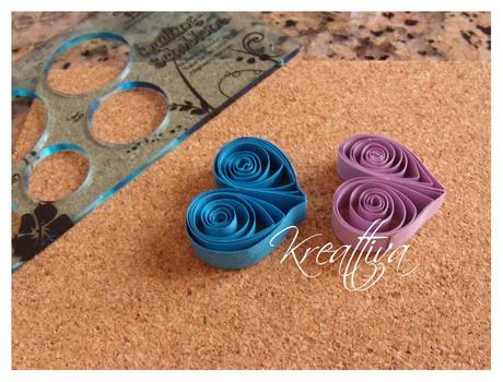 Set per quilling e come realizzare dei cuoricini di carta