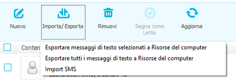 Messaggi1 Wondershare MobileGo: gestiamo il nostro dispositivo Android da computer in semplicità! guide  Wondershare MobileGo Wondershare Mobile GO Gestire Android PC 