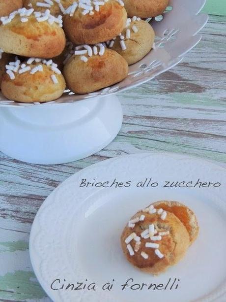 Brioches allo zucchero