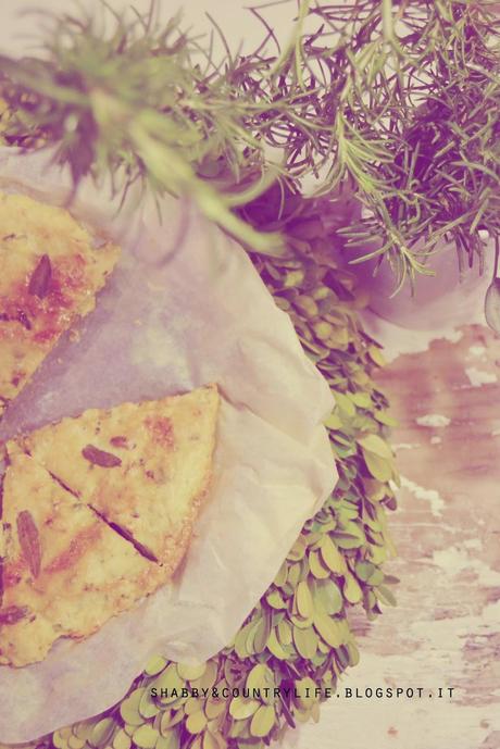 Un' attimo di felicità .. { Ghirlanda di Shortbread Rosmarino, Salvia & Pistacchi }- shabby&countrylife.blogspot.it