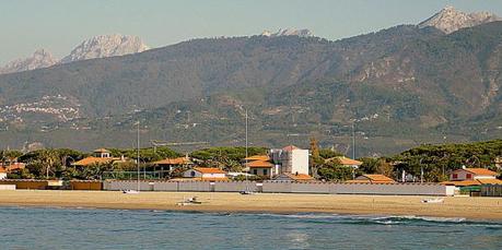 Forte dei Marmi - Vista dal pontile, oggi.