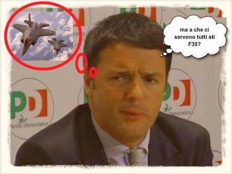 renzi e gli F35