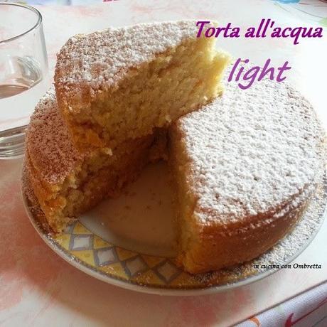 Torta all'acqua light