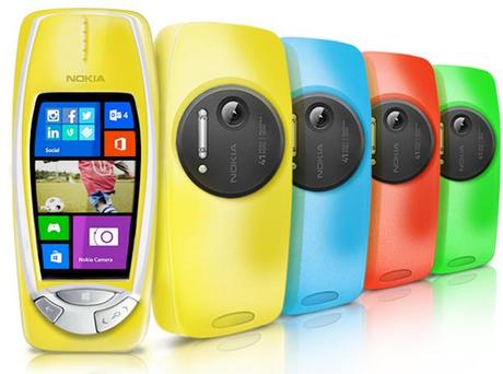 3310 pureview in line1 Ritorna il mitico Nokia 3310: Windows Phone e Fotocamera da 41 MP PureView