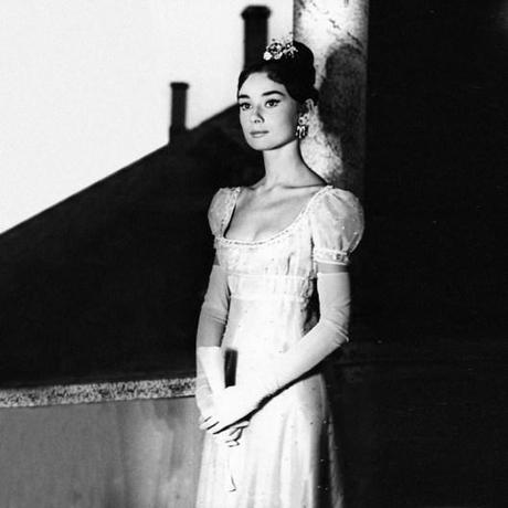 Audrey Hepburn in Gattinoni  War and Peace. 1956