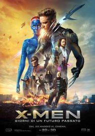 X Men: Giorni di un Futuro Passato   Poster italiano e il treno degli X Men X Men: Giorni di un Futuro Passato James McAvoy Hugh Jackman Bryan Singer 