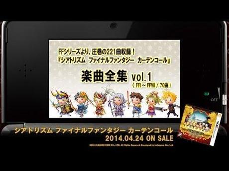 Venti minuti di gameplay per Theatrhythm Final Fantasy: Curtain Call