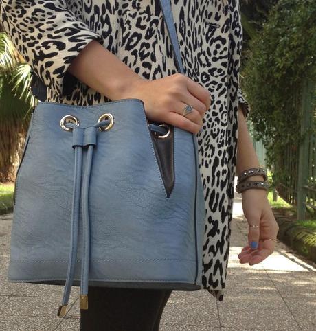 Baby blue bag