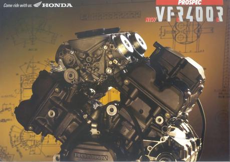 Vintage Japan Brochures: Honda VFR 400 R 1992 #1