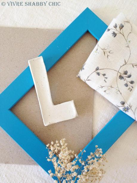 DIY: Lettere in cornice.