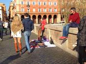 Guardate come ridotta, domenica scorsa, milioni turisti fine marzo giro, zona Ponte Sisto dintorni. man's land