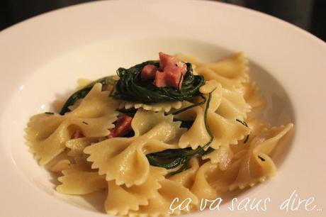 pasta agretto e pancetta