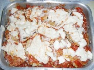 Melanzane alla parmigiana.