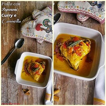 Pollo con Peperoni, Curry e Cannella