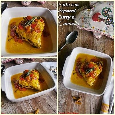 Pollo con Peperoni, Curry e Cannella