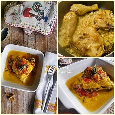 Pollo con Peperoni, Curry e Cannella