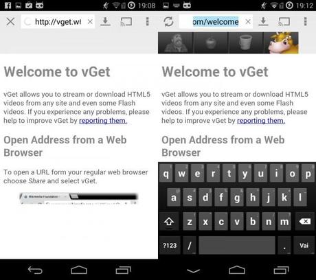 VGET 600x533 VGet (Stream, Download, DLNA): streaming web su Chromecast applicazioni  play store google play store 