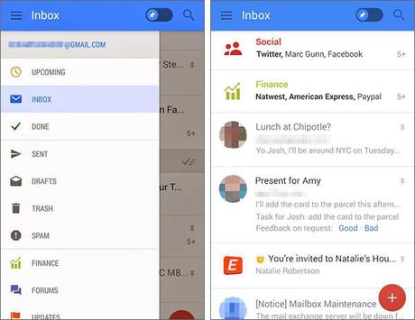 GMail Ecco la nuova versione di GMail per Android