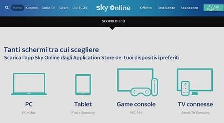 Sky Online è la nuova offerta dedicata ai non abbonati di Sky