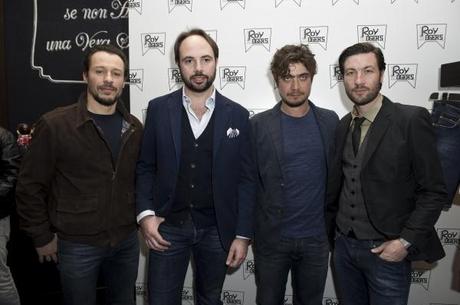 Stefano Accorsi, Niccolo Biondi, Riccardo Scamarcio, Liam McMahon Roy Roger's Roma Alessandra Razete The Fashion Jungle