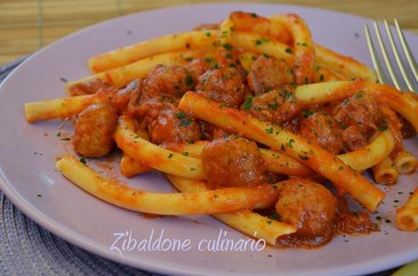 Ziti con polpette