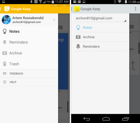 download 1 Google Keep si aggiorna alla versione 2.2 [APK Download] applicazioni  google keep android 