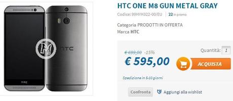 htc one m8 techmania HTC One M8 in offerta: 595 euro con Garanzia Europa smartphone  Techmania offerta htc one m8 